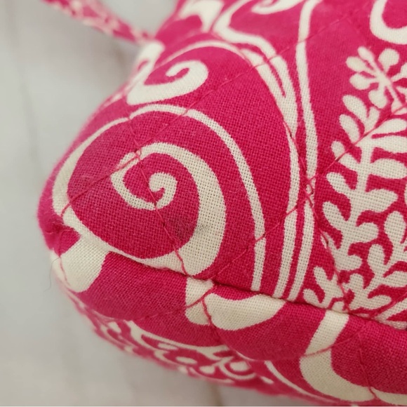 Vera Bradley • Retired Twirly Birds Pink Mini Hipster Bag - Picture 8 of 9